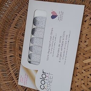 Underground Magic | Silver Black Ombre Glitter Sparkle Color Street Nail Strips